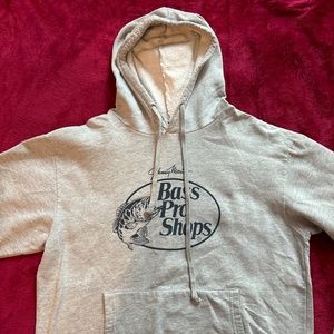 Grey Bass Pro Hoodie